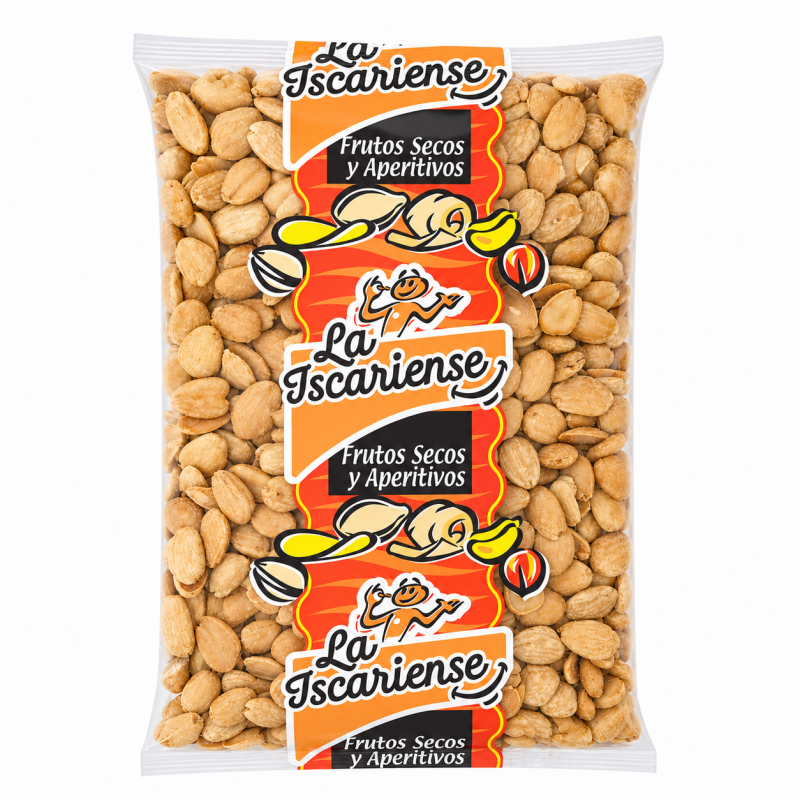 ALMENDRA REPELADA FRITA CON SAL (BOLSA 1KG)